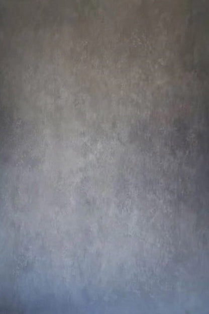 Clotstudio Abstract Blue Purple Gray Texture Hand Painted Canvas Backdrop #clot 76