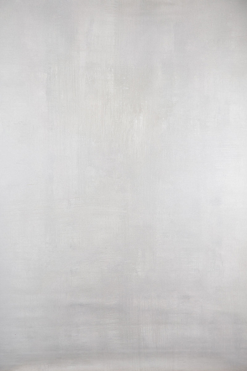 Clotstudio Abstract White with Little Gray Textured Hand Painted Canvas Backdrop #clot 60