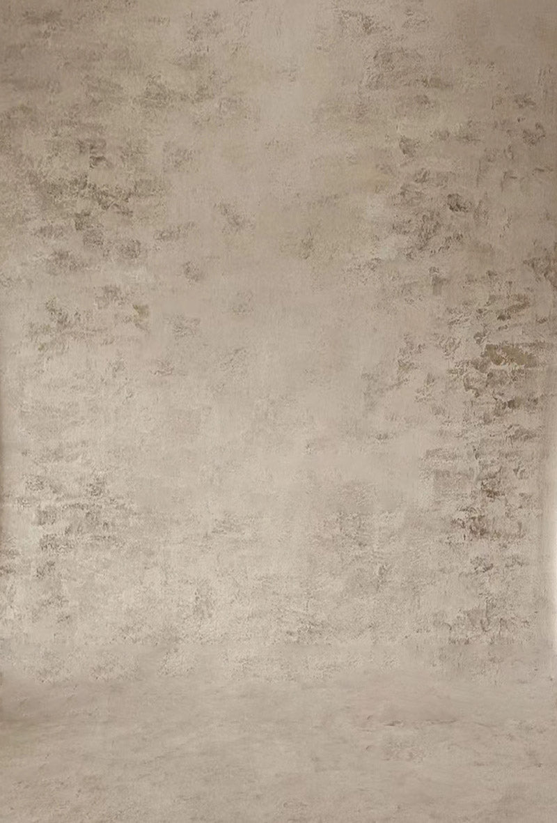 Clotstudio Beige Brown Coarse Grained Hand Painted Backdrop #clot566