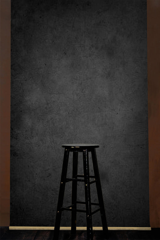 Clotstudio Black Grey Textured Hand Painted Canvas Backdrop #clot527