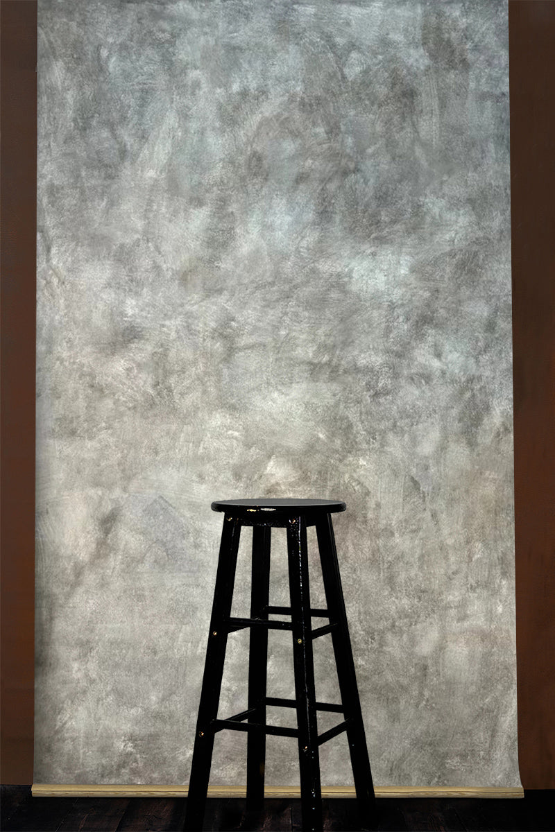 Clotstudio Gray Brown Textured Hand Painted Canvas Backdrop #clot546