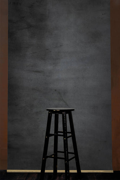 Clotstudio Grey Black Textured Hand Painted Canvas Backdrop #clot539