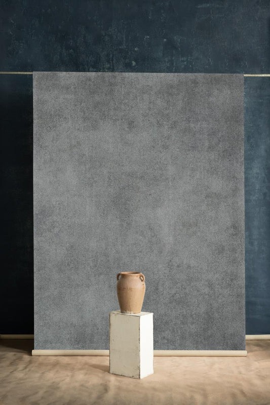 Clotstudio Grey Textured Hand Painted Canvas Backdrop #clot517