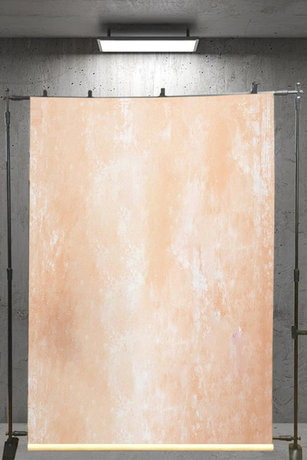 Clotstudio Abstract Orange Ochre Mid Textured Hand Painted Canvas Backdrop #clot 111