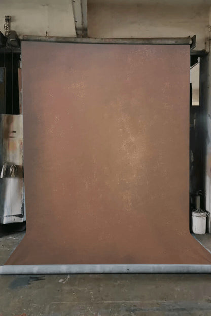 Clotstudio Abstract Brown Textured Hand Painted Canvas Backdrop #clot196
