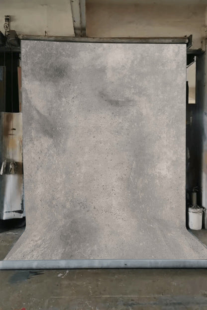 Clotstudio Abstract Gray Textured Hand Painted Canvas Backdrop #clot245