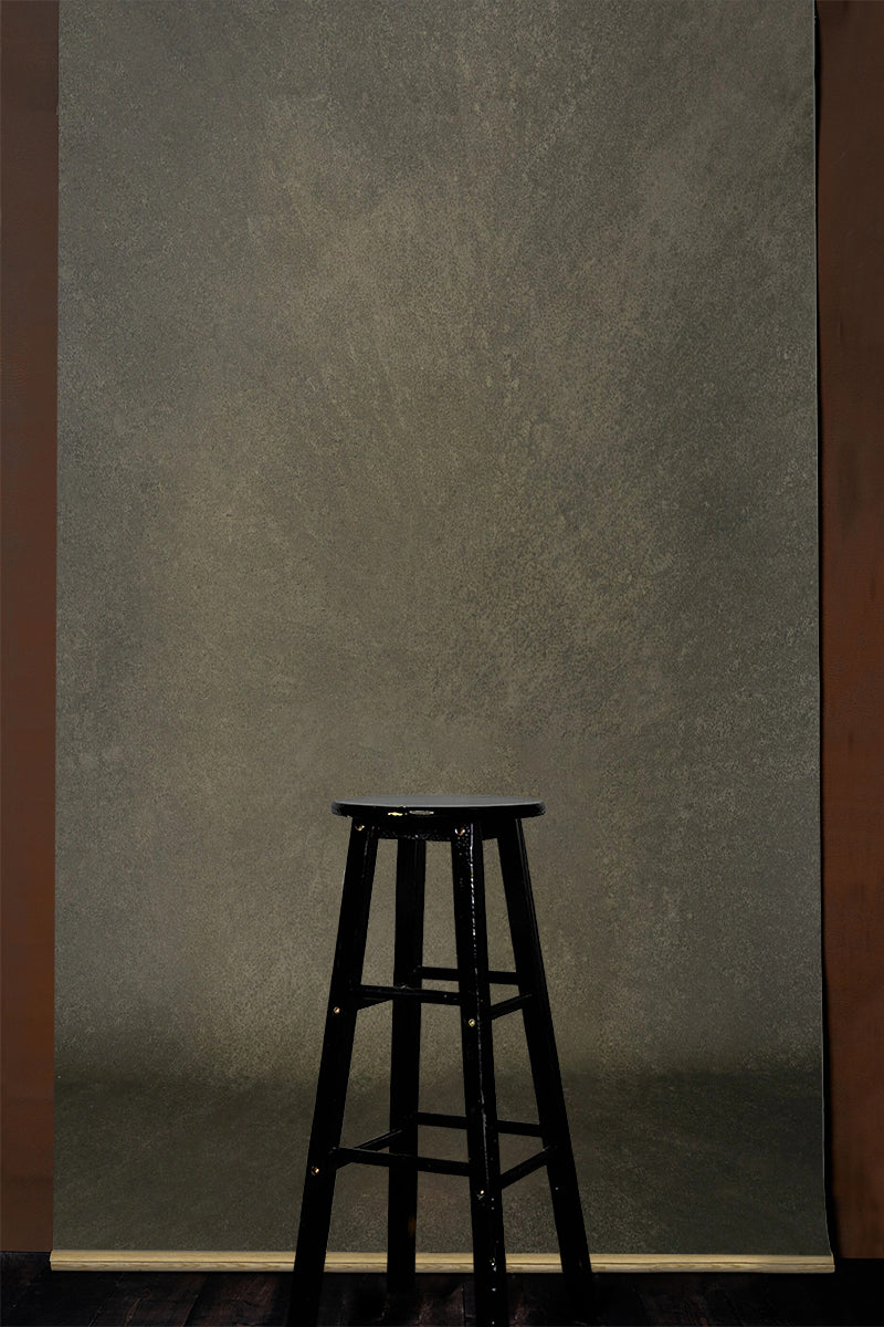 Clotstudio Abstract Dark Gray Yellow Green Textured Hand Painted Canvas Backdrop #clot254