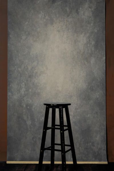 Clotstudio Abstract Gray Textured Hand Painted Canvas Backdrop #clot43