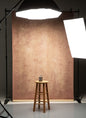 Clotstudio Abstract Light Brown Textured Hand Painted Canvas Backdrop #clot 57