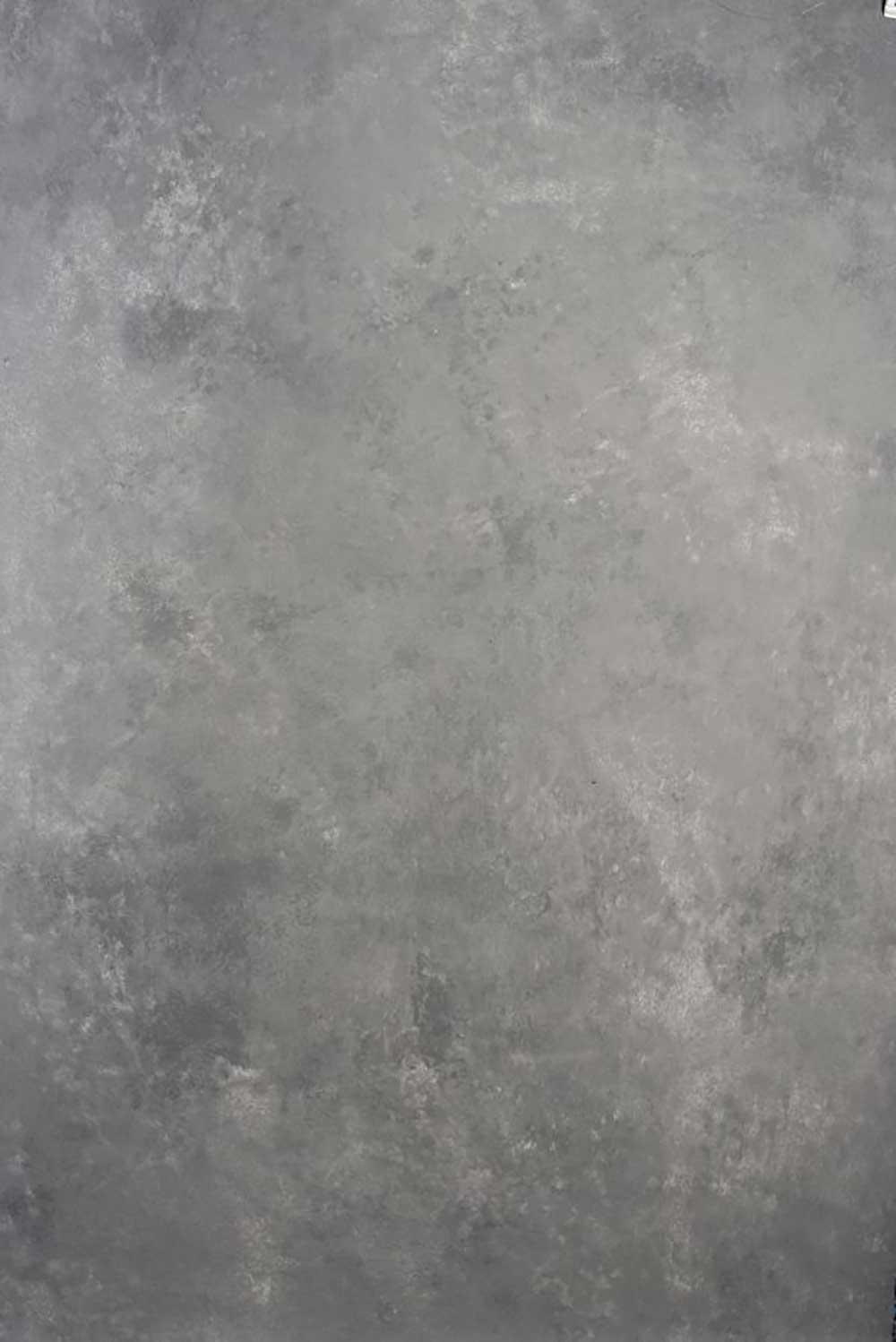 Clotstudio Abstract Gray Mid Textured Hand Painted Canvas Backdrop #clot106