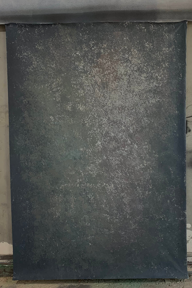 Clotstudio Abstract Black Textured Hand Painted Canvas Backdrop #clot448