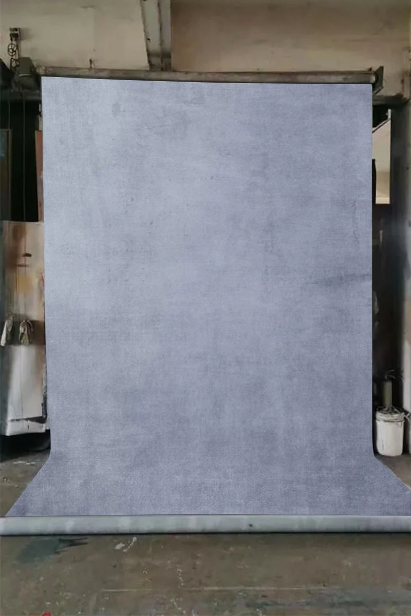 Clotstudio Abstract Grey Textured Hand Painted Canvas Backdrop #clot478