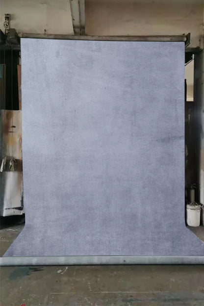 Clotstudio Abstract Grey Textured Hand Painted Canvas Backdrop #clot478