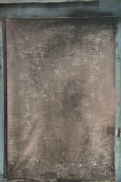 Clotstudio Abstract Warm Grey Mid Textured Hand Painted Canvas Backdrop #clot 101