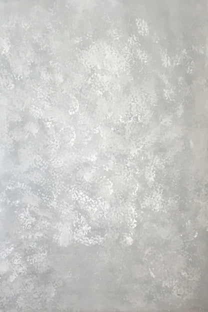 Clotstudio Abstract Light Gray Hand Painted Canvas Backdrop #clot 10