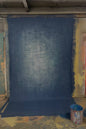 Clotstudio Abstract Blue Textured Hand Painted Canvas Backdrop #clot148