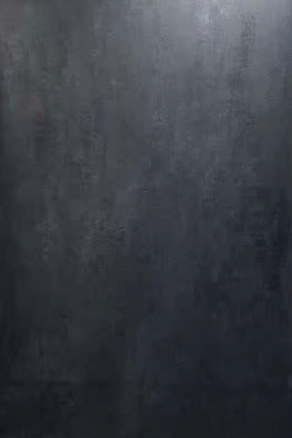 Clotstudio Abstract Grayish Black Blue Textured Hand Painted Canvas Backdrop #clot191