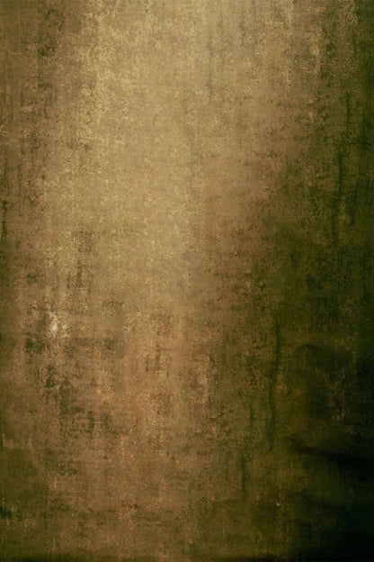 Clotstudio Abstract Ochre Green Textured Hand Painted Canvas Backdrop #clot210