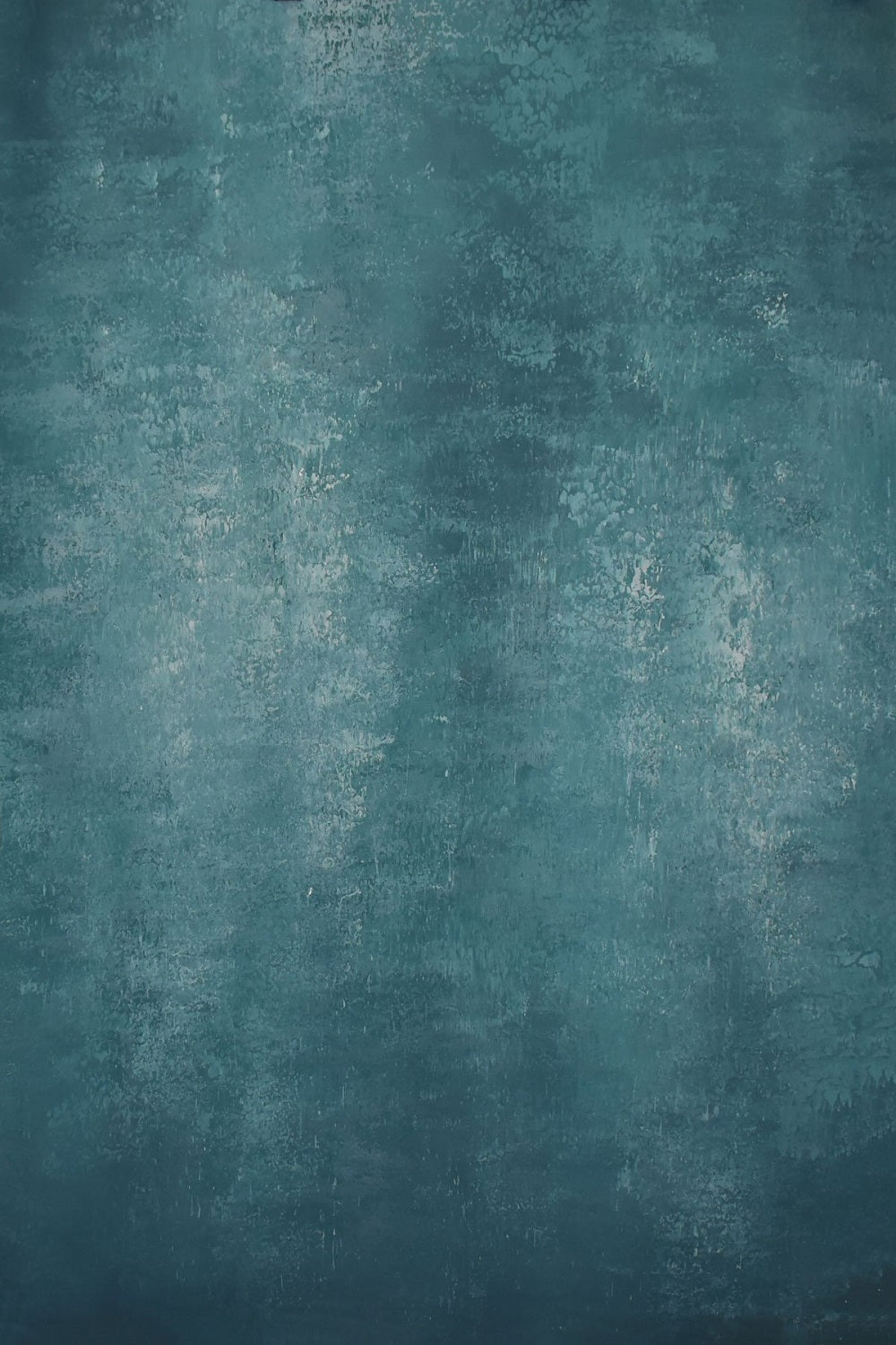 Clotstudio Abstract Dark Cyan Texture Hand Painted Canvas Backdrop #clot 29