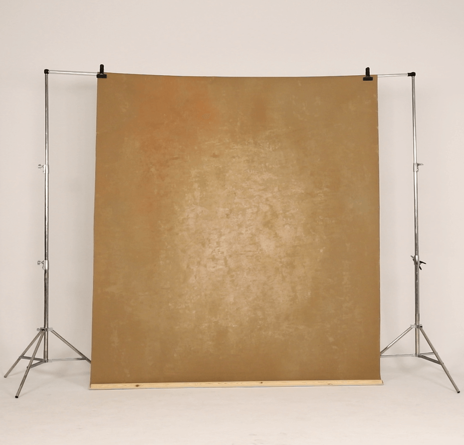 RTS-Clotstudio Abstract Dark Moderate Orange Texture Hand Painted Canvas Backdrop #clot 143