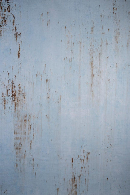 Clotstudio Abstract Grayish Cyan Textured Hand Painted Canvas Backdrop #clot 87